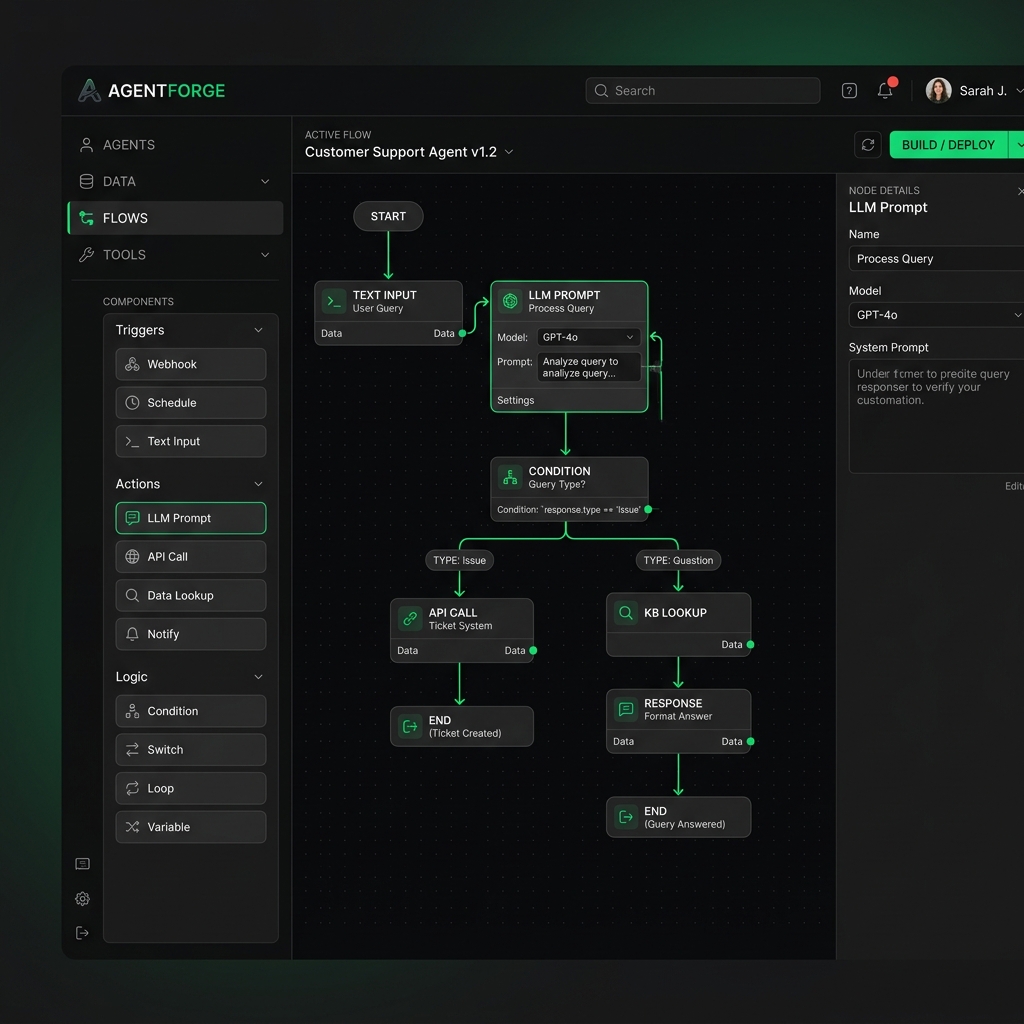 No-code AI agent authoring